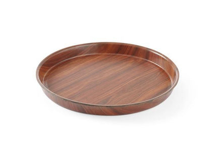 Dienblad woodform, AmerBox, Mahonie, âŒ€420x(H)30mm